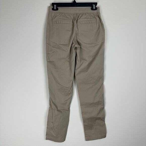 Eddie Bauer Women's Khaki Comfort‎ Straight Leg Waist Band Outdoor Pants Size 2 - Picture 2 of 11